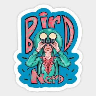 Bird Nerd Sticker